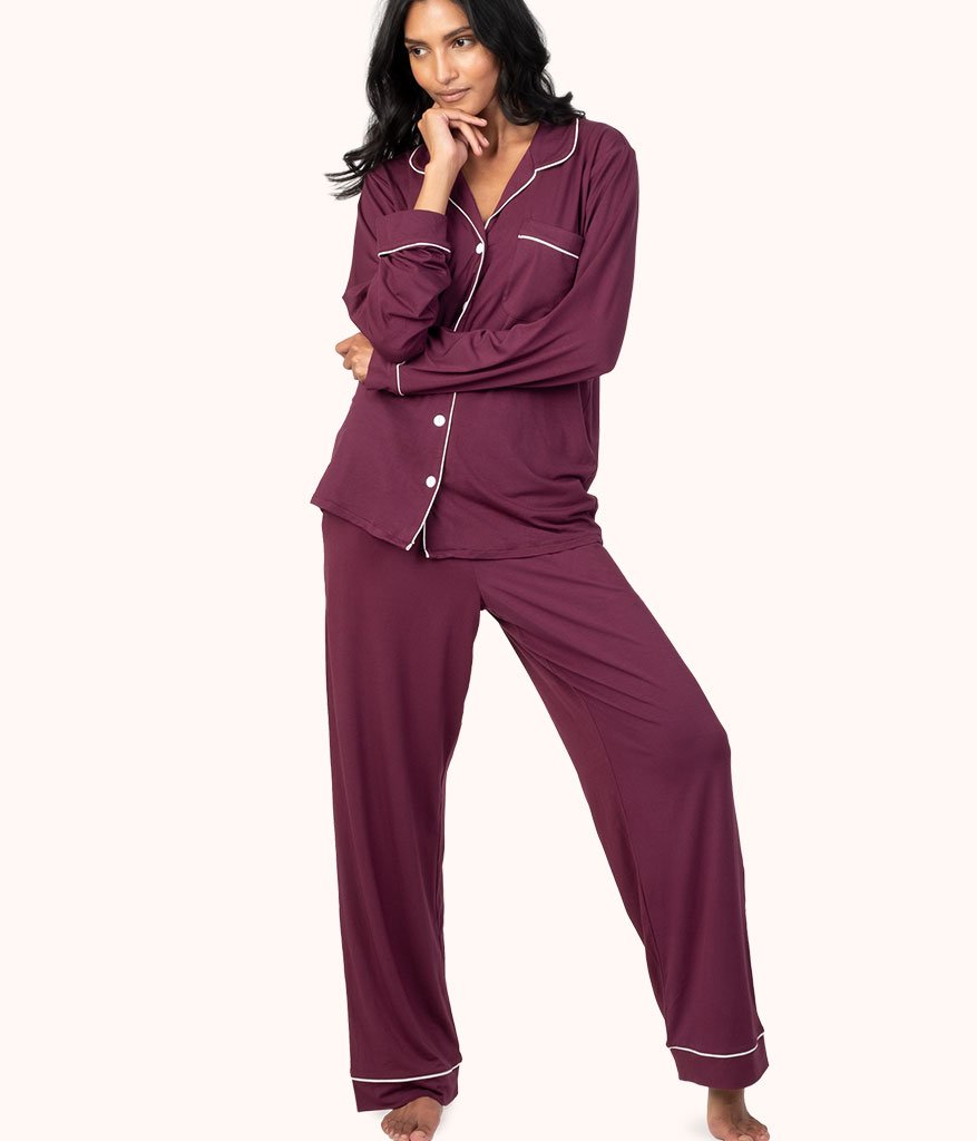 The All-Day Lounge Pant: Plum
