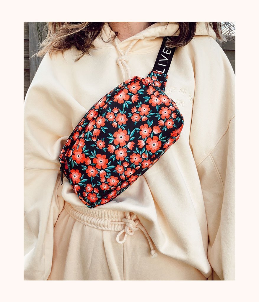 The Crew Fanny Pack: Poppy Floral