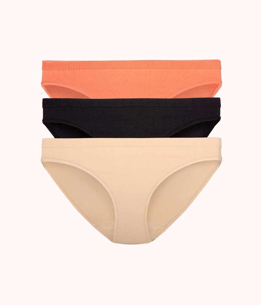 The Seamless Bikini Bundle: Terracotta/Jet Black/Toasted Almond